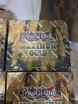 4x Brand New 2020 Yugioh Maximum Gold 1st Edition mini boxes SEALED - Image 4