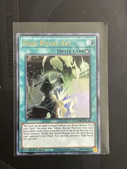 Yugioh High Ritual Art DAMA-EN065 Ultra Rare 1st Ed NM - Image 1