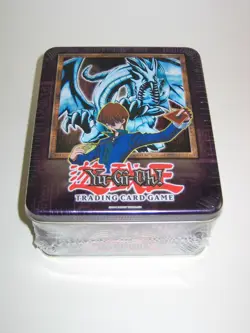 YU-GI-OH! Blue Eyes White Dragon, 2002 Booster Pack, SEALED Collectible Tin! NEW - Image 1