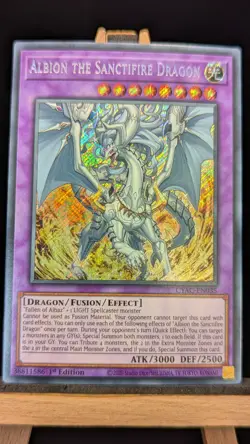 Yu-Gi-Oh! - Albion the Sanctifire Dragon - CYAC-EN035 [Secret Rare] - Image 1