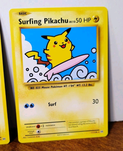 POKEMON FLYING PIKACHU 110/108 & SURFING PIKACHU 111/108 SECRET RARES EVOLUTIONS - Image 3