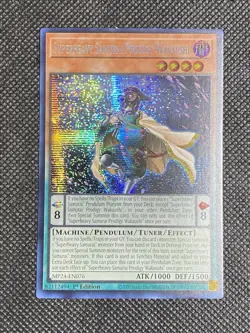 YuGiOh! Superheavy Samurai Prodigy Wakaushi MP24-EN076 Secret Rare 1st Ed NM - Image 1