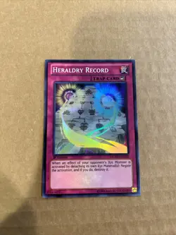 🔥 Yugioh Heraldry Record NUMH-EN059 Super Rare 1st Edition NM ~ Fast Shipping! - Image 1
