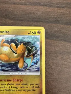 Dragonite 151/236 Holo Cracked Ice Unified Minds Pokemon Card LP - Image 3