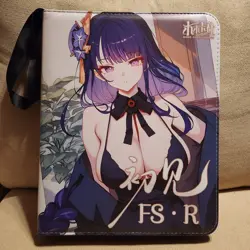Yae Miko/Raiden Shogun Anime Waifu Trading Card 9-Pocket 3-Ring Zipper Binder - Image 1