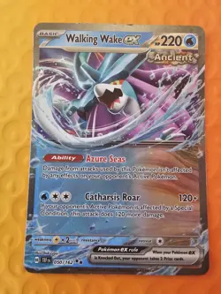 Pokemon WALKING WAKE EX 50/162 - Temporal Forces Double Rare - Holo - Excellent - Image 1