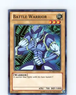 Yu-Gi-Oh TCG Battle Warrior NUMH-EN025 Unlimited Super Rare Card NM - Image 1