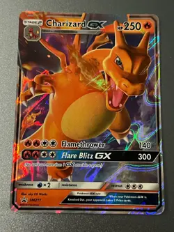 Pokemon TCG Charizard GX Holo Promo Card Sun & Moon SM211 NM/M Condition - Image 1
