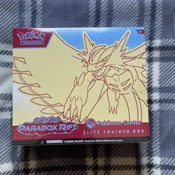 Paradox Rift Pokemon Center Exclusive ETB Sealed Roaring Moon Elite Trainer Box - Image 1