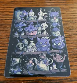 Pokemon Ghost Gengar Haunter Custom Trading Card Fan Made Art Collectible - Image 1