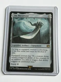 Masamune 264 MTG Final Fantasy 2025 Mint - 9.0 + Non Foil Rare - Image 1