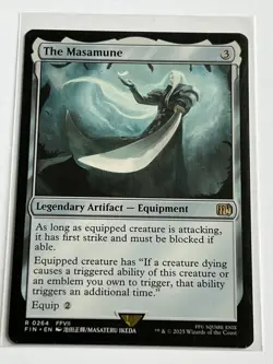 Masamune 264 MTG Final Fantasy 2025 Mint - 9.0 + Non Foil Rare - Image 2