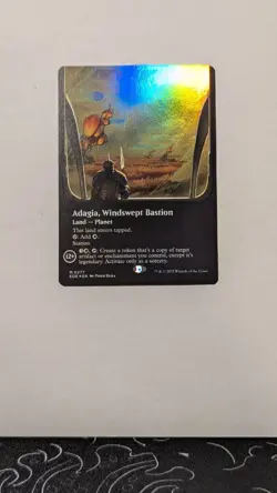 Adagia, Windswept Bastion (Borderless) Edge of Eternities Foil - Image 1