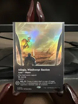 Adagia, Windswept Bastion (Borderless) Edge of Eternities Foil - Image 1