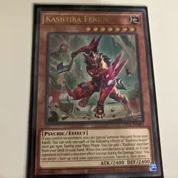 Yugioh! KASHTIRA FENRIR ULTIMATE RARE OP21-EN003 OTS PACK NM - Image 1
