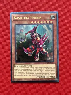 Yugioh! KASHTIRA FENRIR ULTIMATE RARE OP21-EN003 OTS PACK NM - Image 1