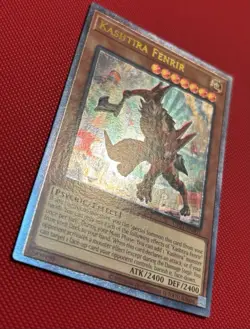 Yugioh! KASHTIRA FENRIR ULTIMATE RARE OP21-EN003 OTS PACK NM - Image 2