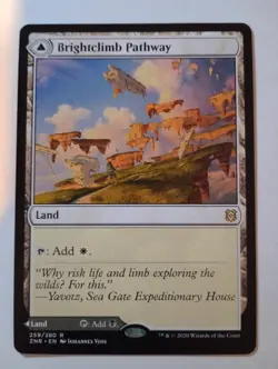 MTG Brightclimb Pathway Grimclimb Pathway, Zendikar Rising 259/280 Regular Rare - Image 1