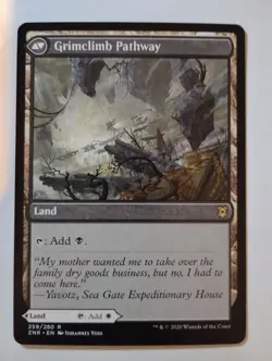 MTG Brightclimb Pathway Grimclimb Pathway, Zendikar Rising 259/280 Regular Rare - Image 2