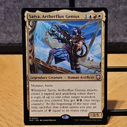 MTG Satya, Aetherflux Genius Commander Modern Horizons 0003 Mythic Rare NM Fresh - Image 1