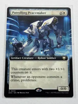 Patrolling Peacemaker Extended Art Edge of Eternities #25 - Image 1