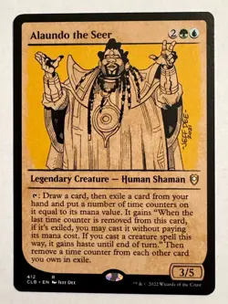 Alaundo, the Seer x1 1x Showcase Commander Baldur's Gate NM MTG - Image 1