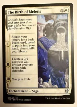 Magic the Gathering MTG The Birth of Meletis (5) Theros Beyond Death LP - Image 1