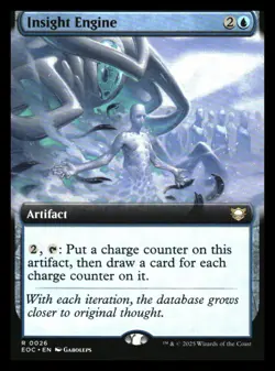 Insight Engine Extended Art Edge of Eternities MTG - NM+ - Image 1