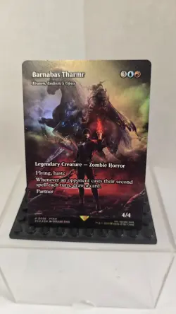 Magic the Gathering Barnabas Tharmr Final Fantasy Borderless Foil - Image 1