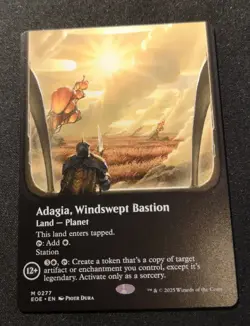Adagia, Windswept Bastion - Borderless - EOE - MTG - EN - NM - 0277 - Image 1