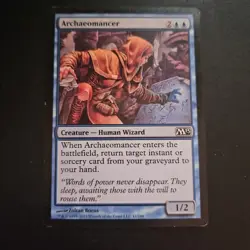 MTG Magic the Gathering Archaeomancer (41/260) Magic 2013 LP TCG CCG - Image 1