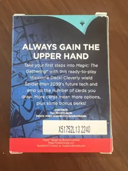 SDCC 2025 Magic The Gathering Marvel Spider-Man Welcome Single Deck - Image 2