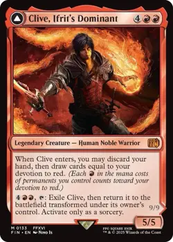 MTG Clive, Ifrits Dominant Final Fantasy Magic The Gathering NM - Image 1