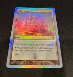 City of Ass [Foil] #134 Magic Unhinged - Image 1