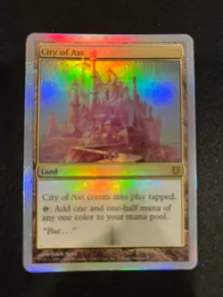 City of Ass [Foil] #134 Magic Unhinged - Image 2