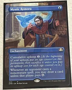 Mystic Remora (Borderless) Dominaria Remastered Regular - Image 1
