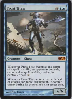 Frost Titan Magic 2012 Light Play MTG Magic DNA GAMES - Image 1