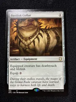 MTG - Basilisk Collar Commander: Adventures in the Forgotten Realms - Image 1