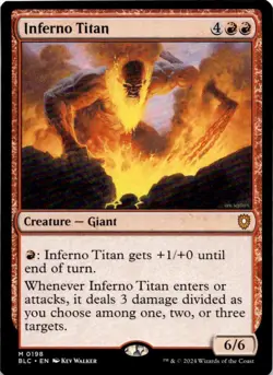 Inferno Titan M Commander: Bloomburrow 198 Near Mint - Image 1