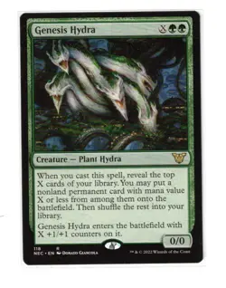 MTG - NM - Genesis Hydra - Commander: Kamigawa: Neon Dynasty 118 - Image 1