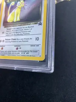 2000 Pokemon Promo Dark Persian Holo Nintendo Magazine 60 HP PSA 9 - Image 3