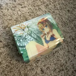 TCG Yugioh MTG Weiss Schwarz Anime Double Deck Box Case - Opened Unused - Image 1