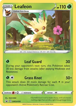 Leafeon - SWSH191 - Black Star Promo - NM - Pokemon - Read Desc. - Image 1