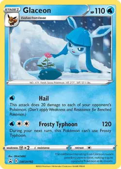 Glaceon - SWSH192 - Black Star Promo - NM - Pokemon - Read Desc. - Image 1