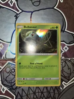 BULBASAUR 1/18 SM DETECTIVE PIKACHU POKEMON HOLO COMMON NM TCG - Image 1