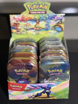 Pokemon 151 Mini Tins + Lost Origin/ Astral Radiance Tins 10 Sealed And Display - Image 1
