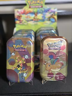 Pokemon 151 Mini Tins + Lost Origin/ Astral Radiance Tins 10 Sealed And Display - Image 5