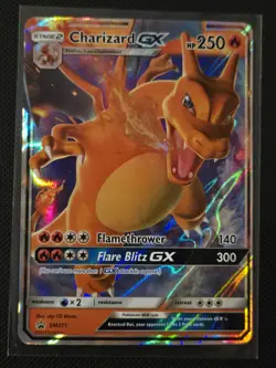 Charizard GX SM211 Ultra Rare Holo Pokemon Hidden Fates Black Star Promo - Image 1