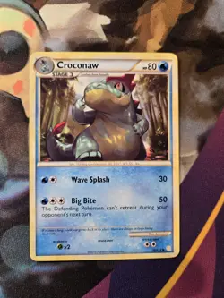 Croconaw 38/123 Heartgold & Soulsilver Regular Uncommon Pokemon TCG Card NM - Image 3