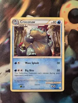 Croconaw 38/123 Heartgold & Soulsilver Regular Uncommon Pokemon TCG Card NM - Image 5